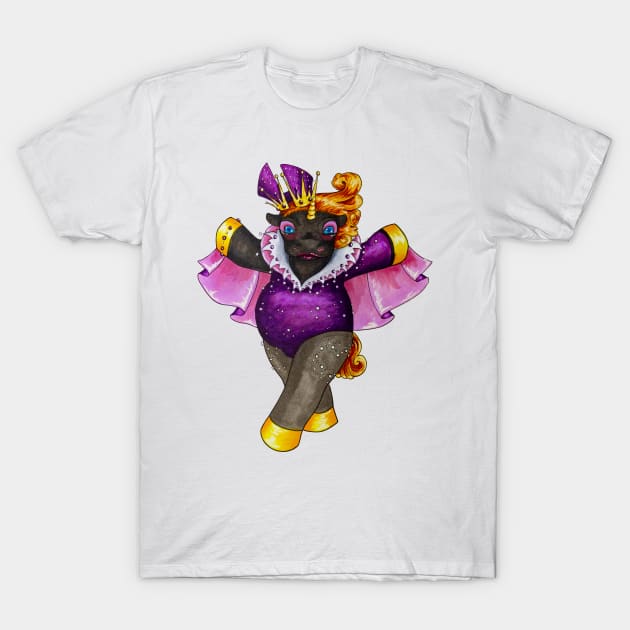 Unicorn Queen T-Shirt by Thedustyphoenix